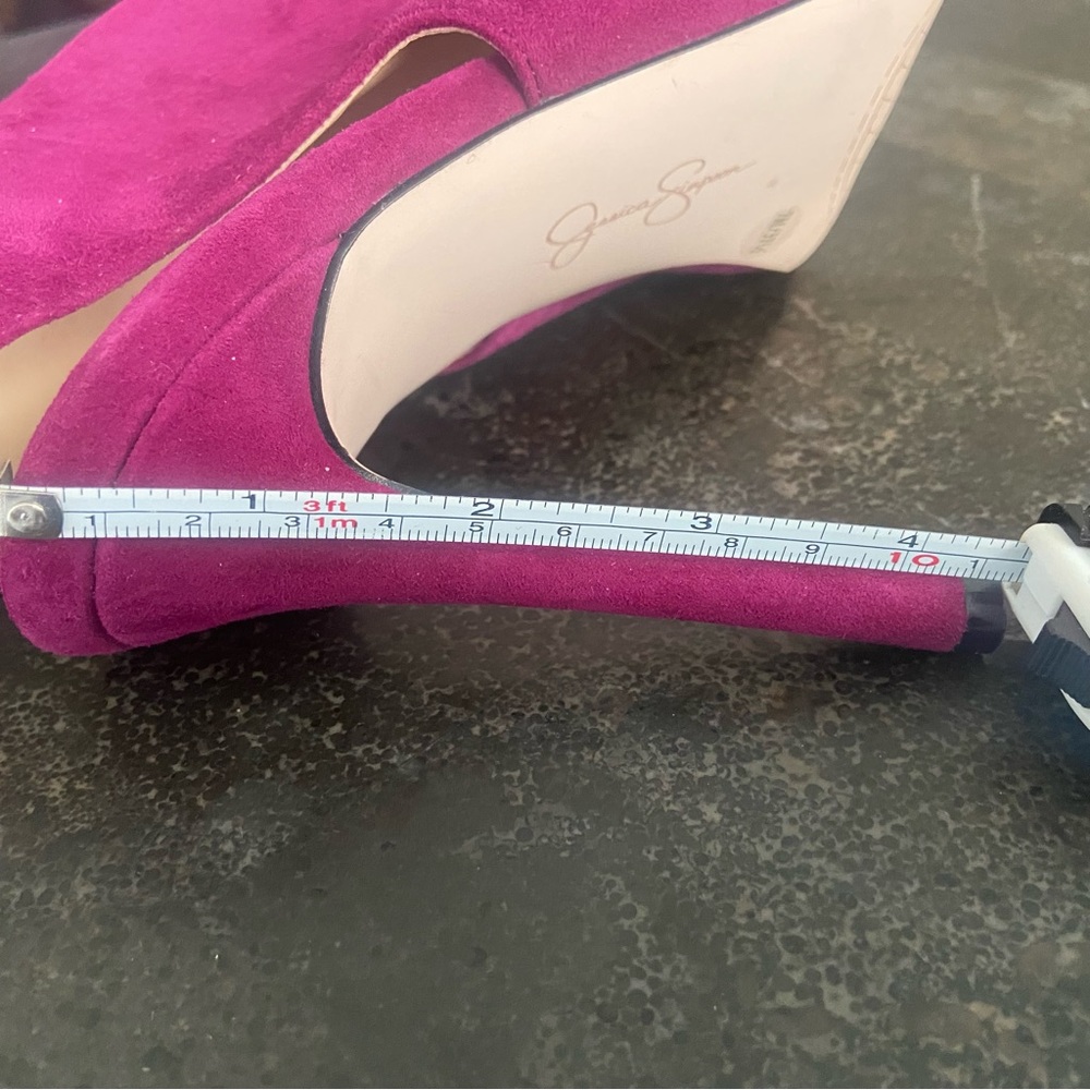 Jessica Simpson Women’s Boysenberry Suede Shoes sz 7 NEW - Picture 12 of 12